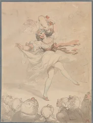 Danseuse avec un tambourin